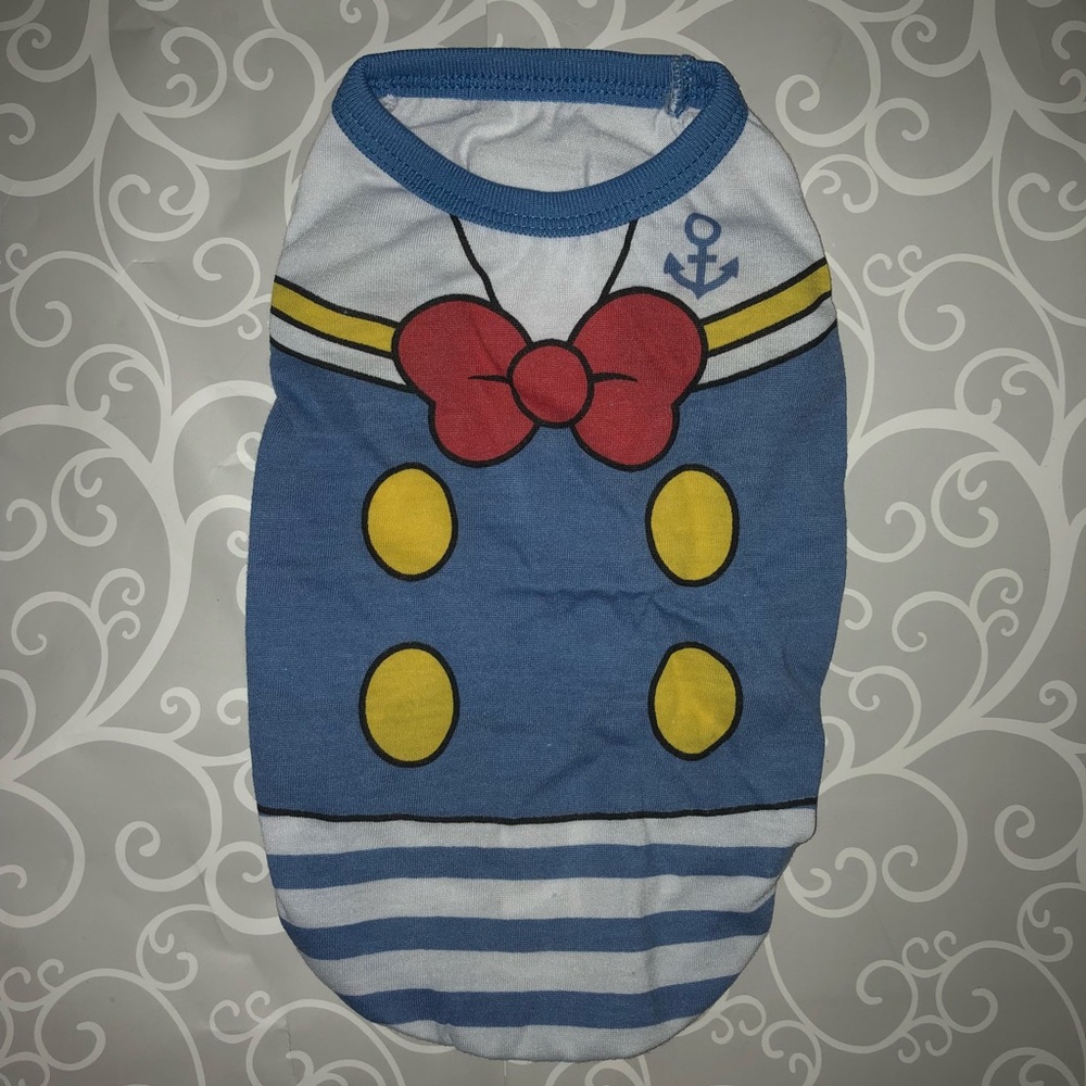 New Donald Duck dog shirt clothes
